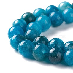 Natürliche weiße Jade Nachahmung Apatit Perlen Stränge&nbsp;X-G-I299-F10-6mm