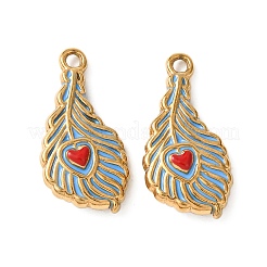 304 Edelstahl-Emaille-Anhänger&nbsp;STAS-Z193-06G