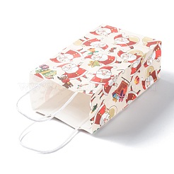 Sacs-cadeaux en papier kraft thème noël&nbsp;CARB-L009-A02