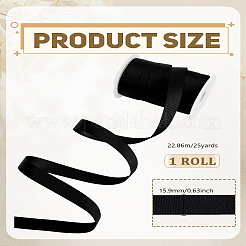 25 Yards hochdichtes Ripsband aus Polyester&nbsp;OCOR-LP0002-70A