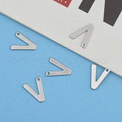 Dijes de letras de acero inoxidable 304 resistentes al deslustre&nbsp;LS-STAS-O072-V