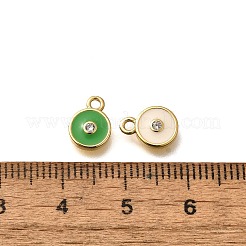 Ottone micro spianare pendenti zirconi&nbsp;KK-U055-13G