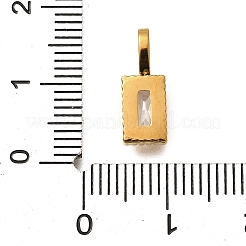 Strass-Anhänger aus Edelstahl 304&nbsp;STAS-M109-04G-02