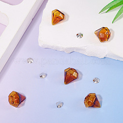 Kit fai da te per realizzare ciondoli in bottiglie di vetro con diamanti&nbsp;DIY-TA0012-40E
