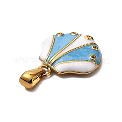 Ozean 304 Edelstahl Emaille Anhänger&nbsp;LS-STAS-P395-01C-G