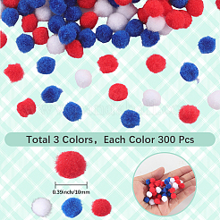 900 Stück 3 Farben DIY Puppenhandwerk&nbsp;AJEW-SC0003-94