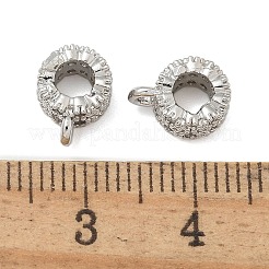In ottone micro pavé di tubi in zirconia cubica&nbsp;KK-U050-07P
