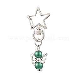 Colgante de perla de vidrio de ángel decoración&nbsp;HJEW-JM02597-02