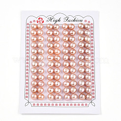 Perles de culture d'eau douce naturelles de Grade 3a&nbsp;PEAR-N018-3A-7075C