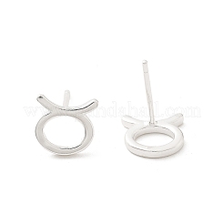 925 Orecchini in argento&nbsp;EJEW-K303-01S-02