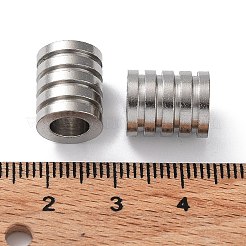 Anlaufgeschützte Perlen aus 303 Edelstahl&nbsp;STAS-Q302-26B-P
