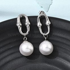 Pendientes colgantes de acero inoxidable 304&nbsp;EJEW-E618-01G