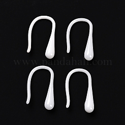Orecchini pendenti a goccia in ceramica bioceramica ipoallergenica con zirconi&nbsp;EJEW-Z023-05H