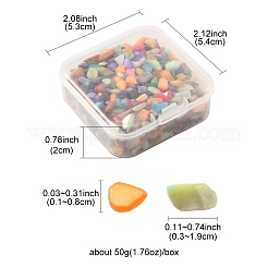 50 g gefärbte natürliche Süßwasser-Muschel-Chip-Perlen&nbsp;BSHE-YW0001-04