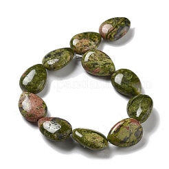 Natur Unakit Perlen Stränge&nbsp;G-P528-L19-01