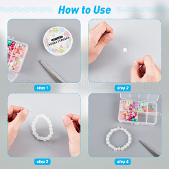 DIY Kindertag Geschenk Stretch Armbänder machen Kits&nbsp;DIY-CA0001-37