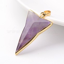 Pendentifs en améthyste naturelle&nbsp;X-G-H046-02