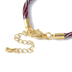 Bracelets de cordon en nylon&nbsp;MAK-C003-02G-37