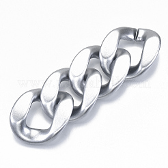 Anelli di collegamento in acrilico verniciato a spruzzo opaco&nbsp;OACR-S021-63A-B02