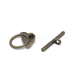 Zink-Legierung Knebelverschlüsse&nbsp;PALLOY-WH0085-94