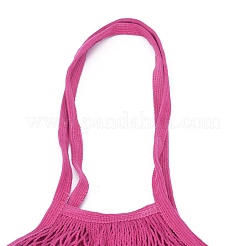 Sacchetti della spesa portatili in rete di cotone&nbsp;ABAG-H100-A05