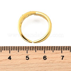 Stern 925 Sterling Silber Zirkonia Ringe für Damen&nbsp;RJEW-S631-01G