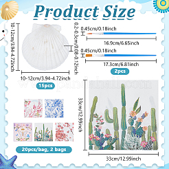 Naturschalen-Displaydekorationen&nbsp;DIY-NB0014-92