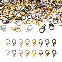 120 Stück 8 Farben Zinklegierung Karabinerhaken&nbsp;FIND-BT0001-22