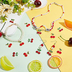 60pcs 2 styles de pendentifs en émail en alliage&nbsp;ENAM-HY0001-28