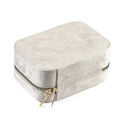 Aufbewahrungsboxen für Schmucksets aus italienischem Samt mit Reißverschluss und Spiegel innen&nbsp;CON-G023-09A