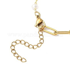 Herstellung von Büroklammerkettenarmbändern aus Edelstahl 304&nbsp;AJEW-JB01434-01