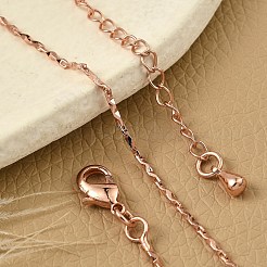 Bracciali a catena in ottone per donna&nbsp;BJEW-G735-06RG