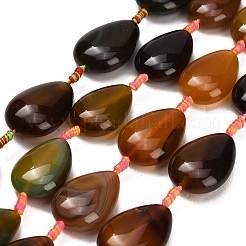 Naturelles agate jaune brins de perles&nbsp;GG-CBAB9C6-C02-01