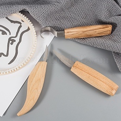 Schnitzmesser aus rostfreiem Stahl&nbsp;TOOL-WH0118-20