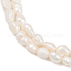 Brins de perles de culture d'eau douce naturelles&nbsp;PEAR-P064-20H-02A