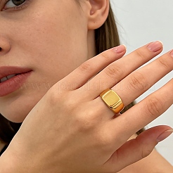 Fingerringe aus 304 Edelstahl für Damen&nbsp;RJEW-B164-03G