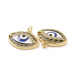 Pendentifs avec zircon cubiques à micro-pavés en laiton&nbsp;KK-A181-VB777-2