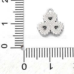 Ionenplattierung (IP) 304 Edelstahl Zirkonia Anhänger&nbsp;STAS-R141-05P-03
