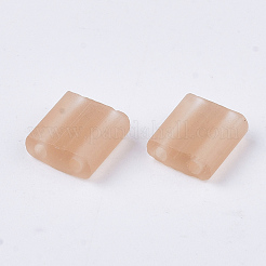2 trous perles de rocaille de verre&nbsp;SEED-T003-02C-02