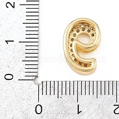 Colgante micropavé cubic zirconia de latón&nbsp;KK-B167-22G-9