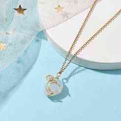 Colliers pendentif coeur opalite&nbsp;NJEW-JN04683-01