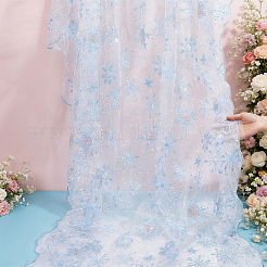 2 iarda di tessuto di organza e paillettes&nbsp;DIY-NB0016-06