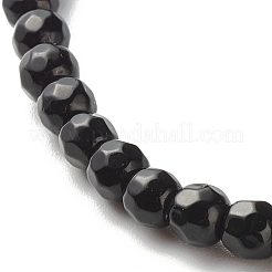 Pulsera elástica cruzada para niña mujer&nbsp;BJEW-JB06957-01