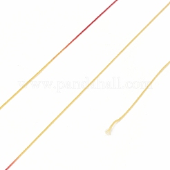 Cordons tressés en nylon teint en segment à 3 pli&nbsp;NWIR-F011-01G
