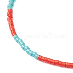 4 Stück 4 Farben verstellbare geflochtene Armband-Sets aus Glasperlen&nbsp;BJEW-JB10803