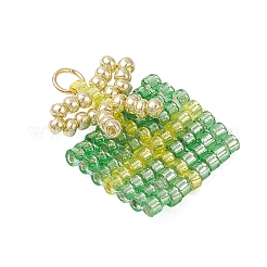Weihnachtsgeschenkanhänger aus Glasperlen&nbsp;PALLOY-MZ00899-02