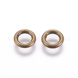 Perline in lega stile tibetano, cadmio & nichel &piombo libero, rondelle, bronzo antico, 8x1.5mm, Foro: 5 mm