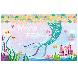 Polyester hängende Banner Kindergeburtstag, Geburtstagsfeier Idee Zeichen liefert, es ist ein Mädchen, Farbig, 180x110 cm