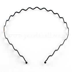 Accesorios para el cabello fornituras banda de hierro ondulado pelo, negro, 126mm