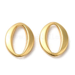 Латунные соединительные кольца, долговечный, без кадмия и без свинца, овальный разъем, золотые, 10x8x1.5 мм, внутренний диаметр: 8.5x3.5 мм